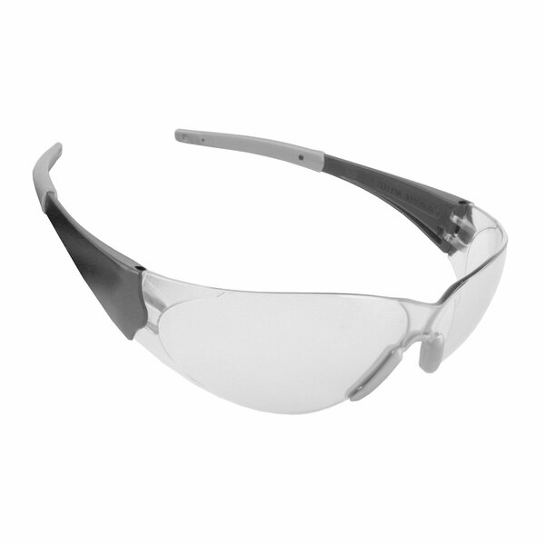 Cordova DOBERMAN Safety Glasses, Black Frame, Clear Anti-Fog Lens ENB10ST